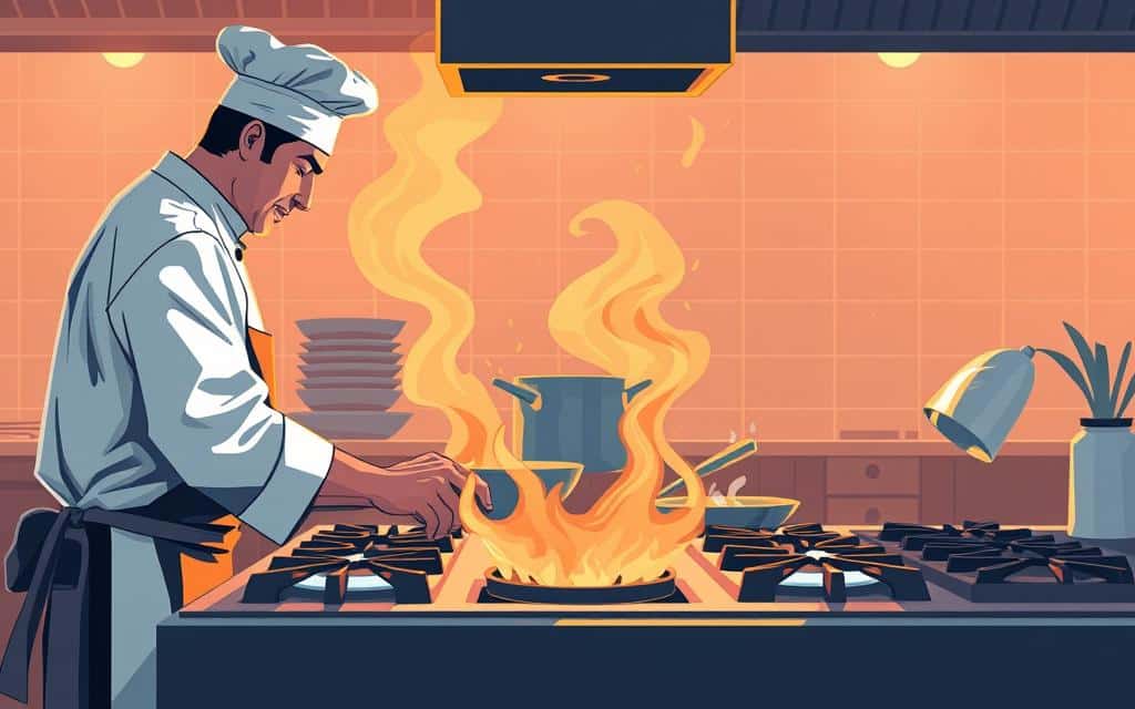 تنظيف شعلات الطباخ